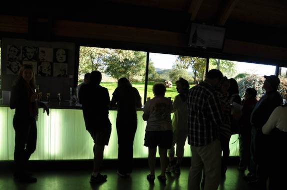 Experimentando champagnes pela manhã, na vinícola Domaine Chandon, no Napa valley, na Califórnia, nos Estados Unidos